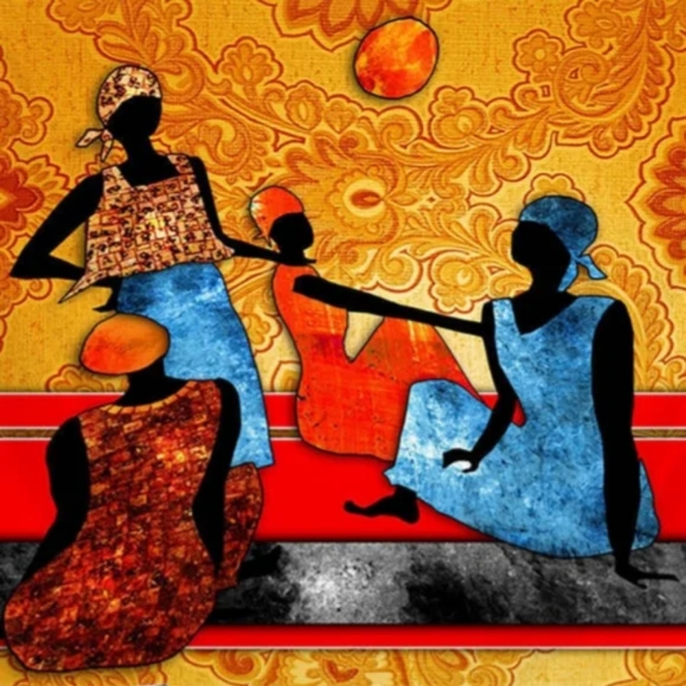 African Ladies Wall Decor